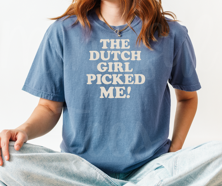 "The Dutch Girl" Sarcastic Design Friends Inspired Unisex heavyweight t-shirt
