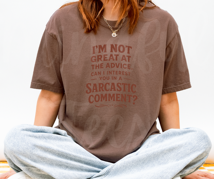 "Sarcastic comment" Sarcastic Design Friends Inspired Unisex heavyweight t-shirt
