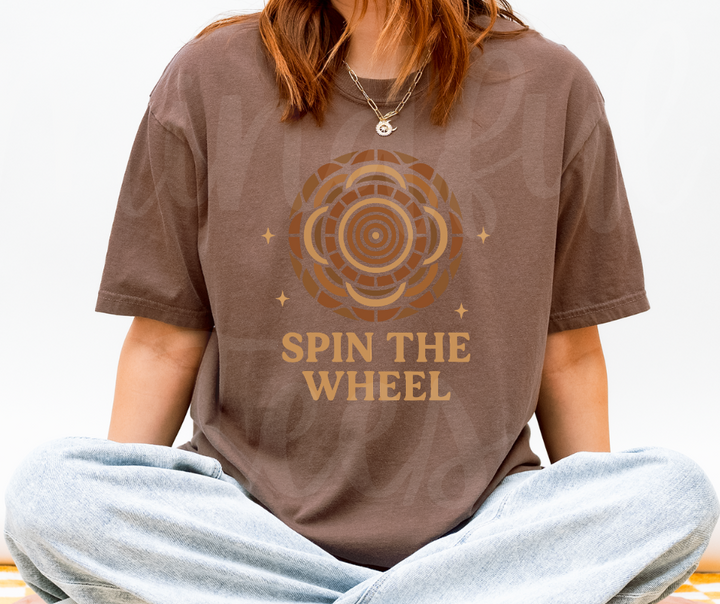 "Spin The Wheel" Funny Design Pottery Clay Hobby Inspired Unisex heavyweight t-shirt