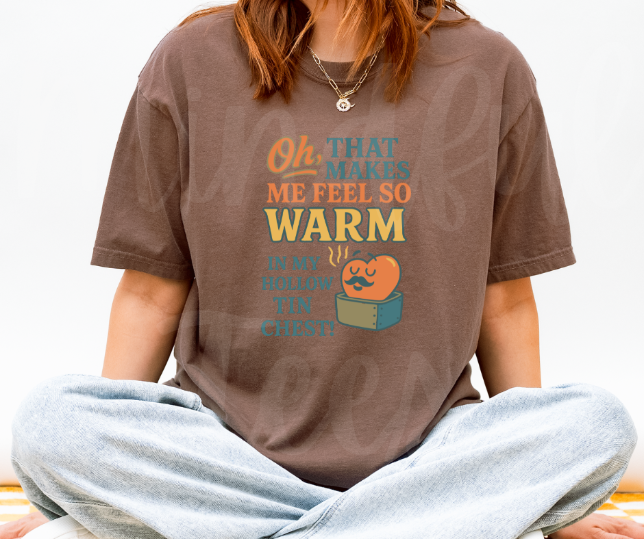 "Hollow Tin Chest" Sarcastic Design Friends Inspired Unisex heavyweight t-shirt
