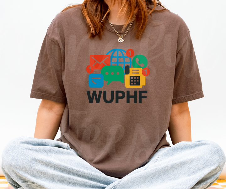 "Wuphf" Sarcastic Design The Office Inspired Unisex heavyweight t-shirt
