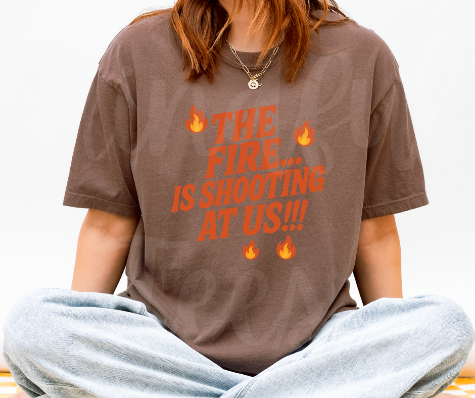 "This Fire" Sarcastic Design The Office Inspired Unisex heavyweight t-shirt