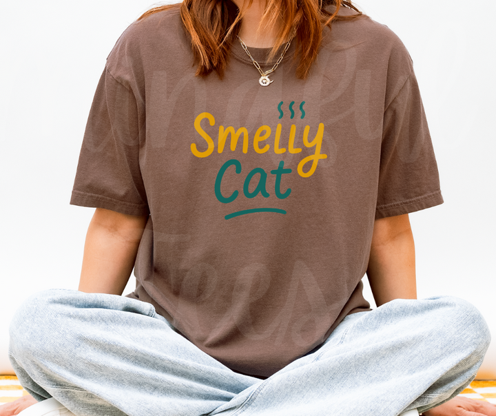 "Smelly Cat" Sarcastic Design Friends Inspired Unisex heavyweight t-shirt