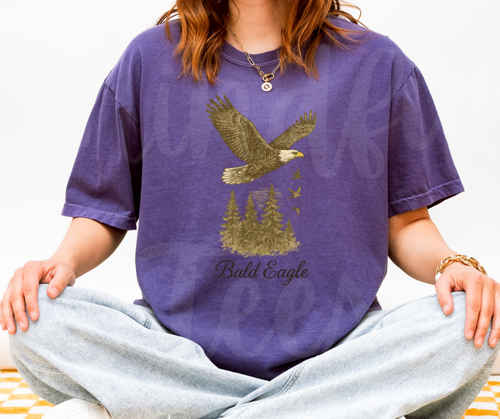 "Bald Eagle" Birdwatching Design Birds and Nature Inspired Unisex heavyweight t-shirt