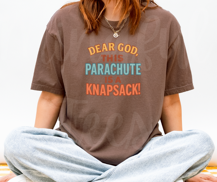 "Parachute" Sarcastic Design Friends Inspired Unisex heavyweight t-shirt