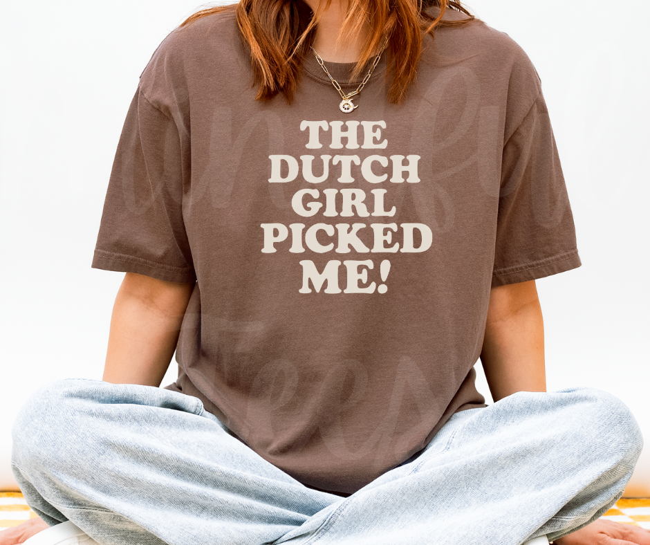 "The Dutch Girl" Sarcastic Design Friends Inspired Unisex heavyweight t-shirt