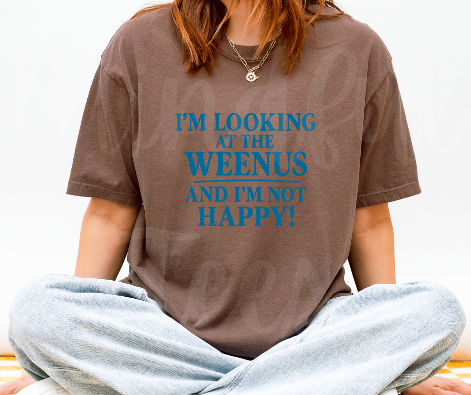 "Weenus" Sarcastic Design Friends Inspired Unisex heavyweight t-shirt