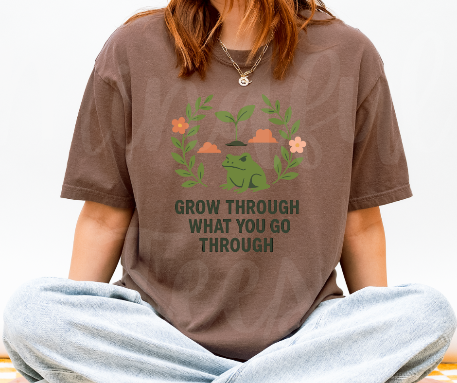 "Grow" Funny Plant Lover Tee Design Unisex heavyweight t-shirt