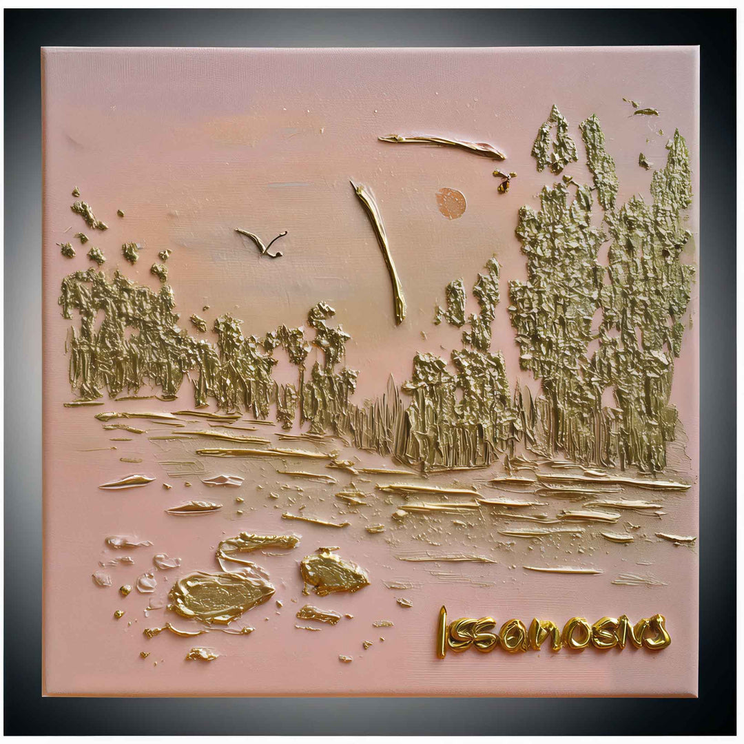 Élodie Marceau - Quite Crescent - 10X10" Acrylic on Canvas