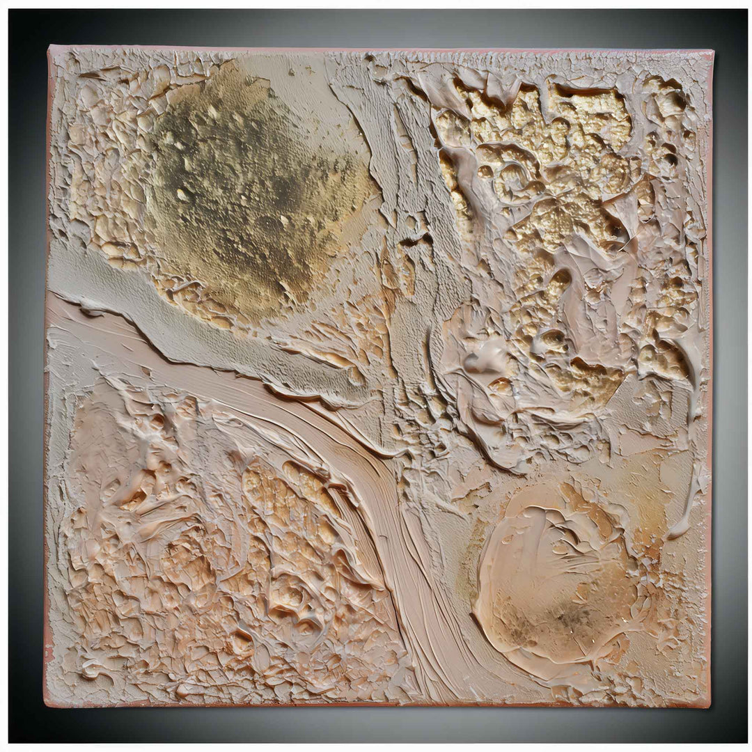 Élodie Marceau - The Night’s Architecture - 10X10" Acrylic on Canvas