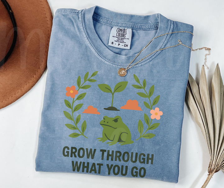 "Grow" Funny Plant Lover Tee Design Unisex heavyweight t-shirt