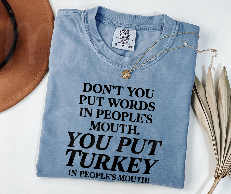 "Turkey" Sarcastic Design Friends Inspired Unisex heavyweight t-shirt