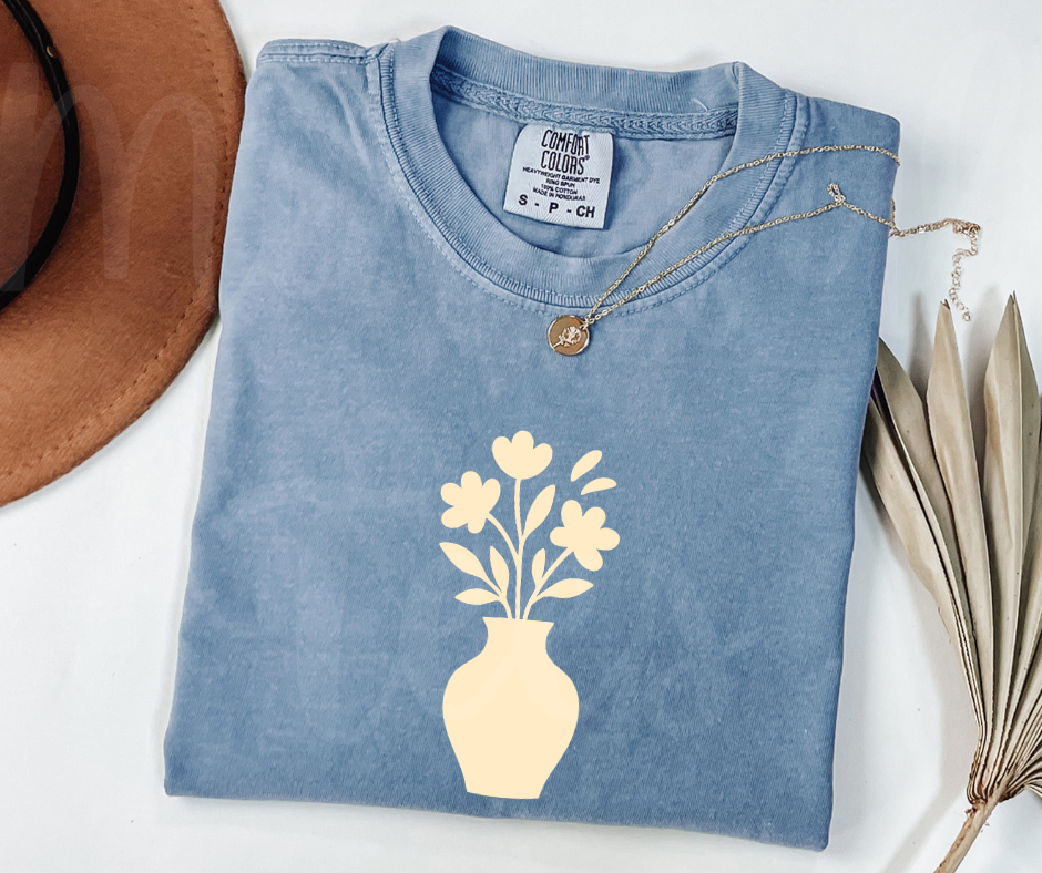 "Minimal Vase" Funny Design Pottery Clay Hobby Inspired Unisex heavyweight t-shirt