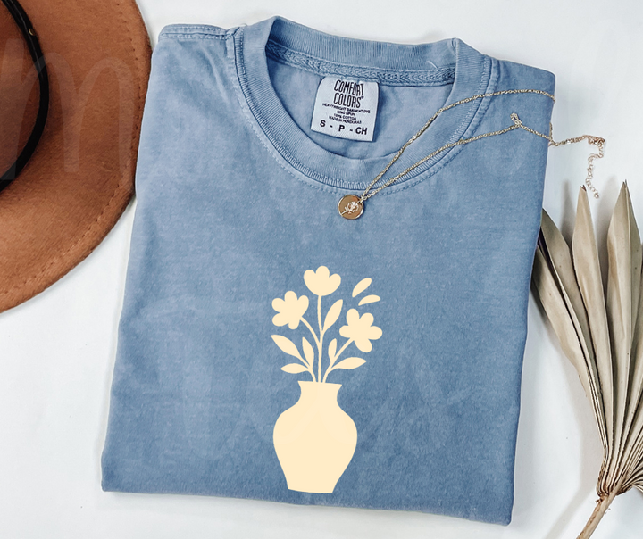 "Minimal Vase" Funny Design Pottery Clay Hobby Inspired Unisex heavyweight t-shirt