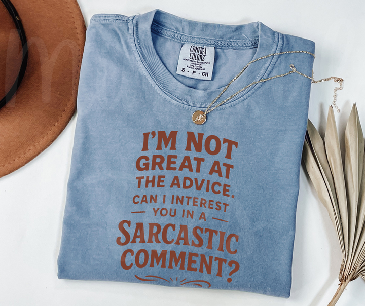 "Sarcastic comment" Sarcastic Design Friends Inspired Unisex heavyweight t-shirt