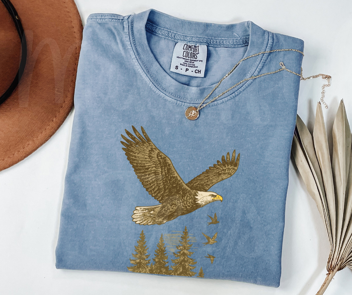 "Bald Eagle" Birdwatching Design Birds and Nature Inspired Unisex heavyweight t-shirt