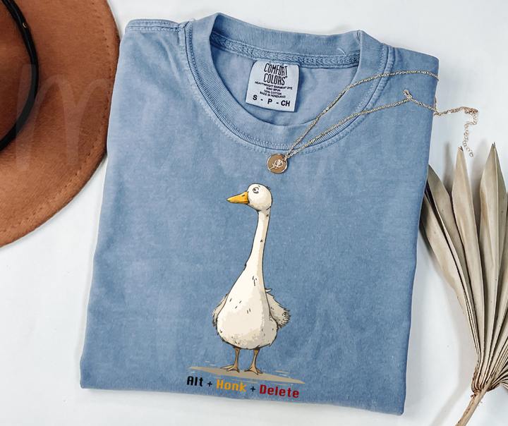 "Alt+Honk+Delete" Sarcastic Design Unisex heavyweight t-shirt