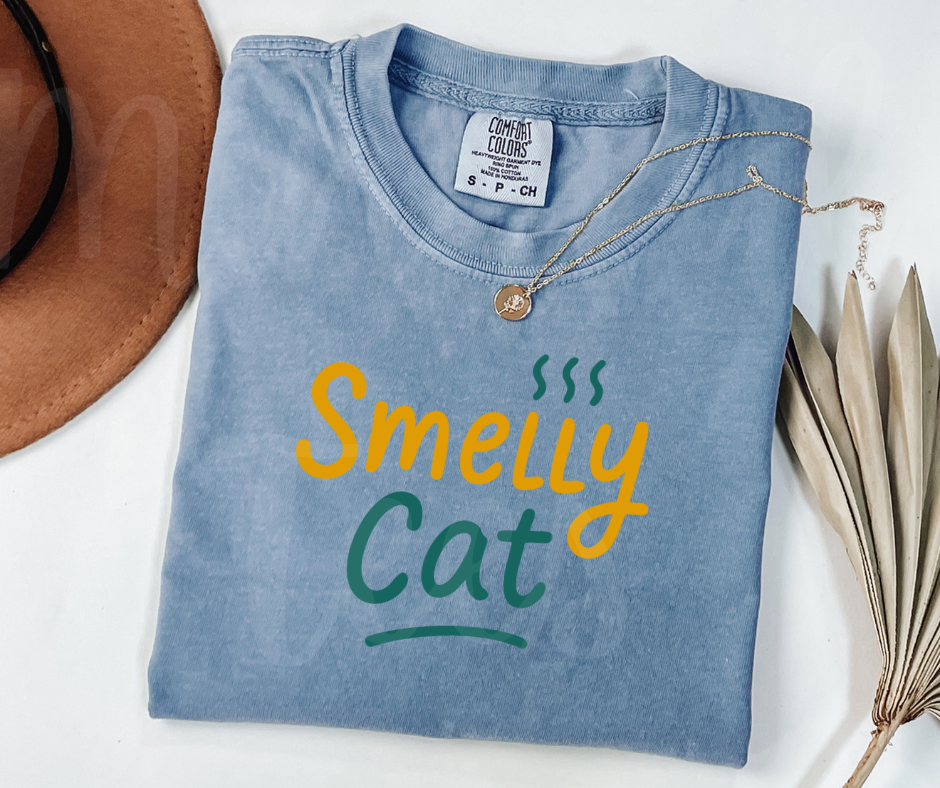 "Smelly Cat" Sarcastic Design Friends Inspired Unisex heavyweight t-shirt