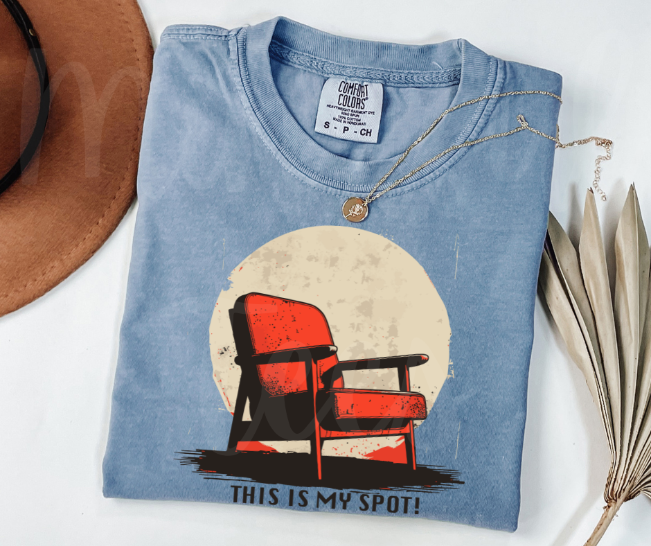 "This Is My Spot" Sarcastic Design Unisex heavyweight t-shirt