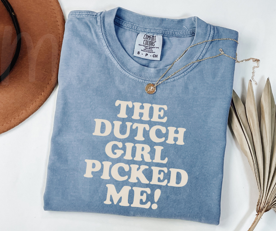"The Dutch Girl" Sarcastic Design Friends Inspired Unisex heavyweight t-shirt