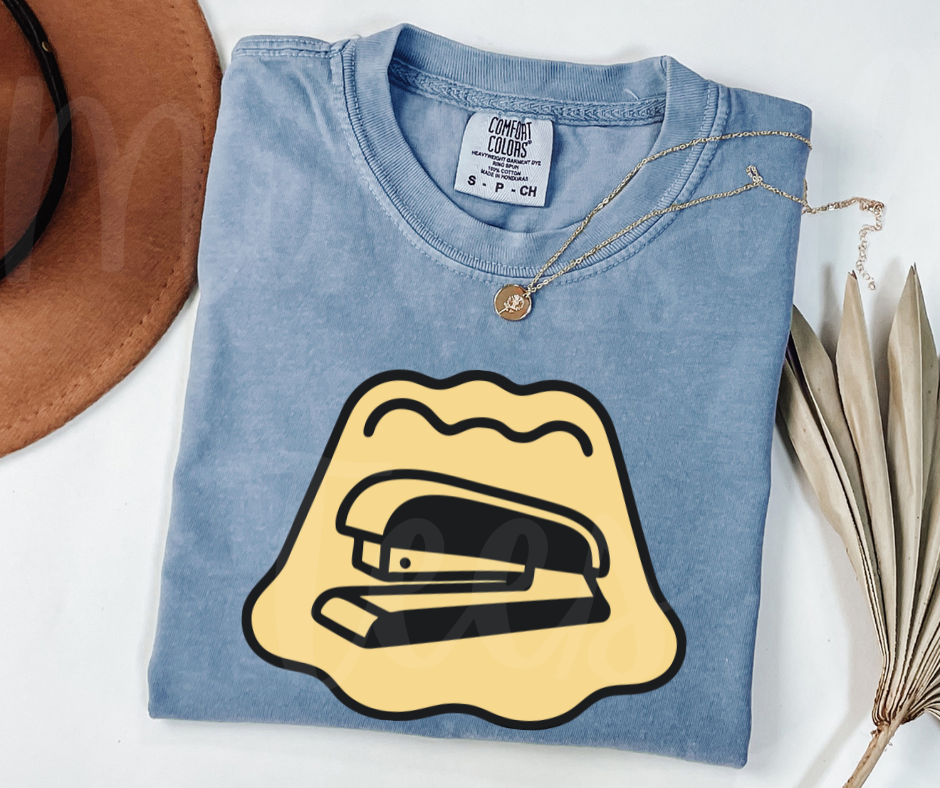 "Jelly Stapler" Sarcastic Design The Office Inspired Unisex heavyweight t-shirt
