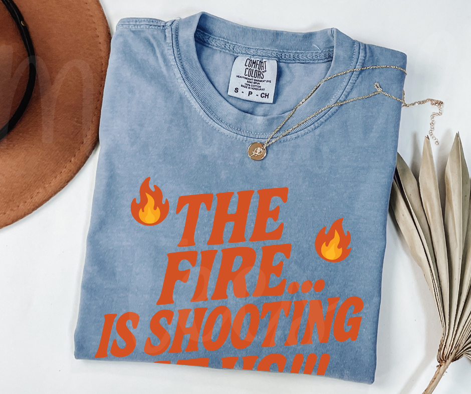 "This Fire" Sarcastic Design The Office Inspired Unisex heavyweight t-shirt