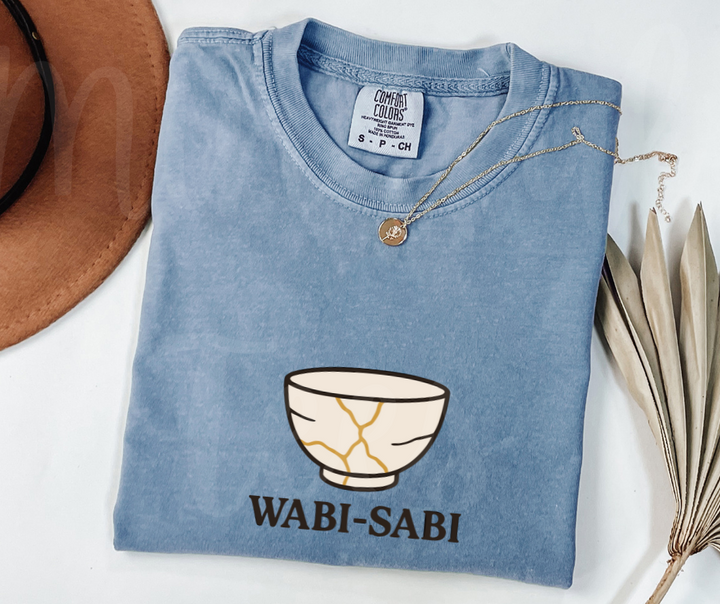"Wabi Sabi" Funny Design Pottery Clay Hobby Inspired Unisex heavyweight t-shirt