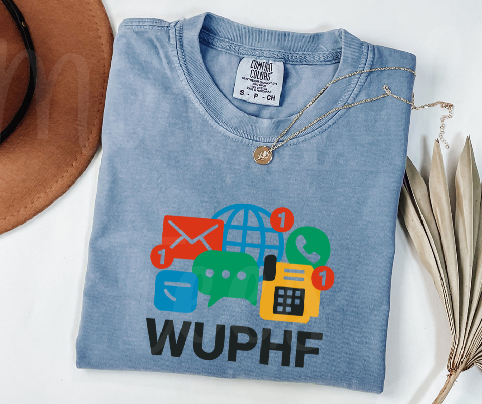 "Wuphf" Sarcastic Design The Office Inspired Unisex heavyweight t-shirt