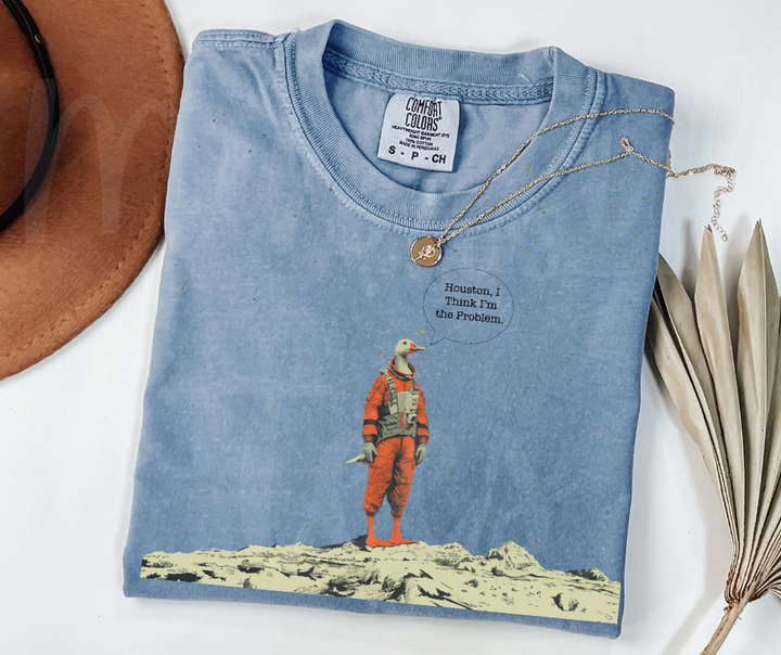 "Houston" Sarcastic Design Unisex heavyweight t-shirt
