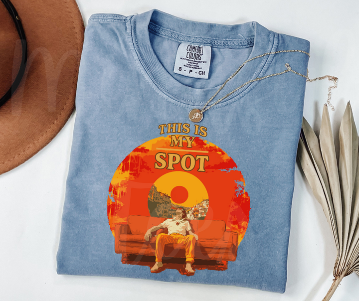 "This is My Spot" Sarcastic Design Unisex heavyweight t-shirt