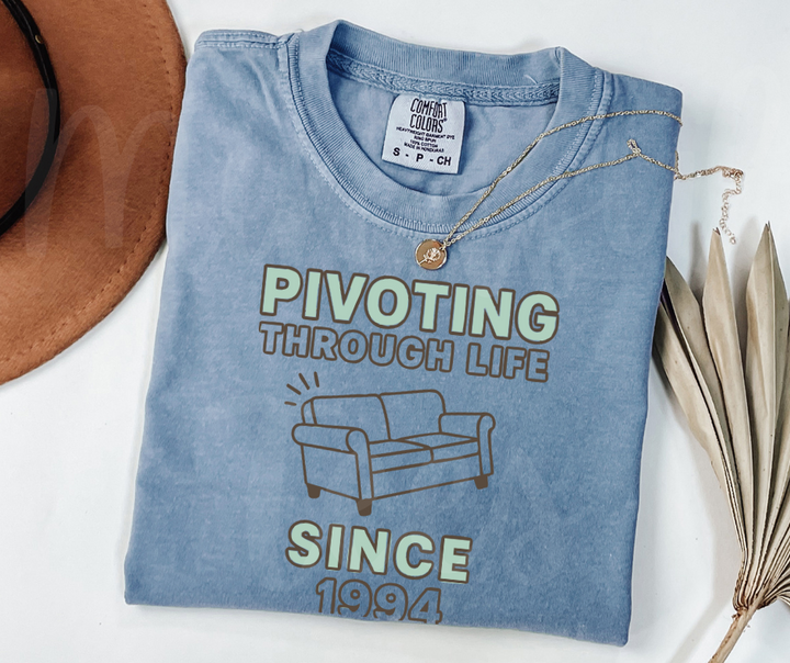 "Pivot" Sarcastic Design Friends Inspired Unisex heavyweight t-shirt