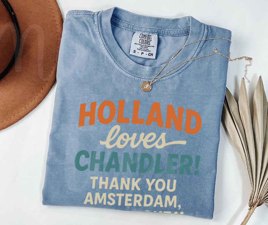 "Holland" Sarcastic Design Friends Inspired Unisex heavyweight t-shirt
