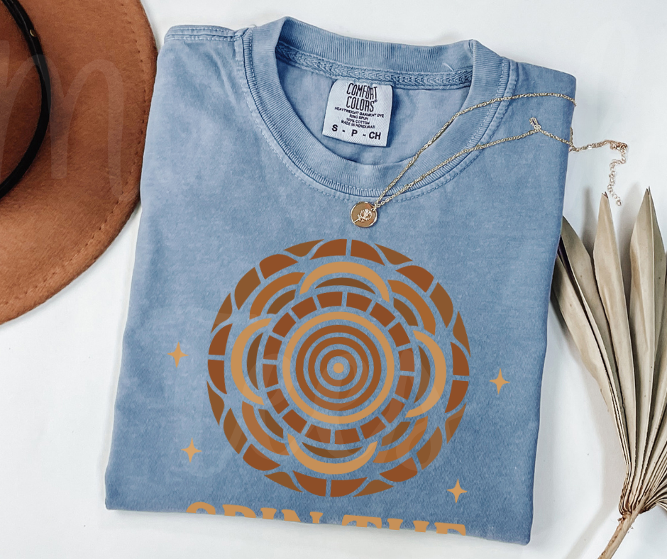 "Spin The Wheel" Funny Design Pottery Clay Hobby Inspired Unisex heavyweight t-shirt