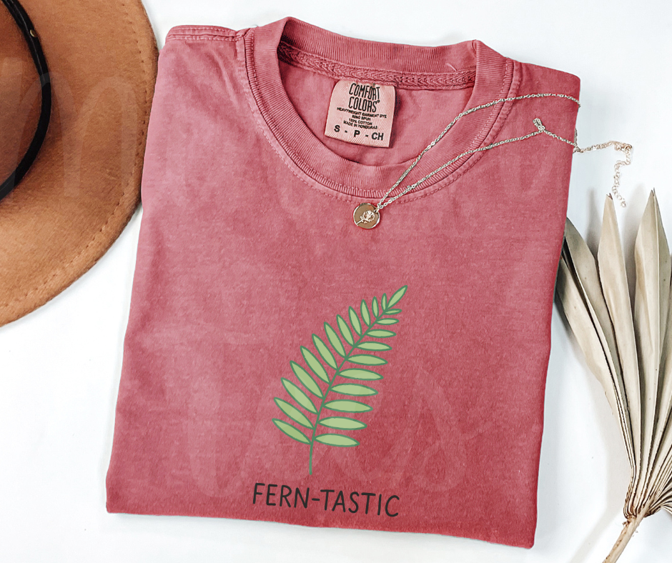 "Ferntastic" Funny Plant Lover Tee Design Unisex heavyweight t-shirt