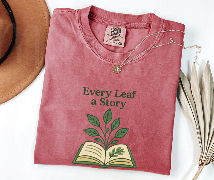 "Every Leaf" Funny Plant Lover Tee Design Unisex heavyweight t-shirt