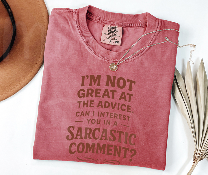"Sarcastic comment" Sarcastic Design Friends Inspired Unisex heavyweight t-shirt