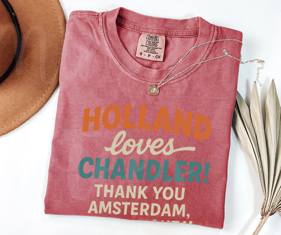 "Holland" Sarcastic Design Friends Inspired Unisex heavyweight t-shirt