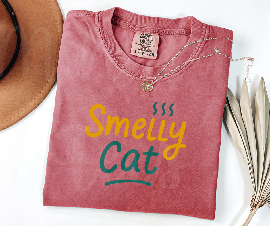 "Smelly Cat" Sarcastic Design Friends Inspired Unisex heavyweight t-shirt