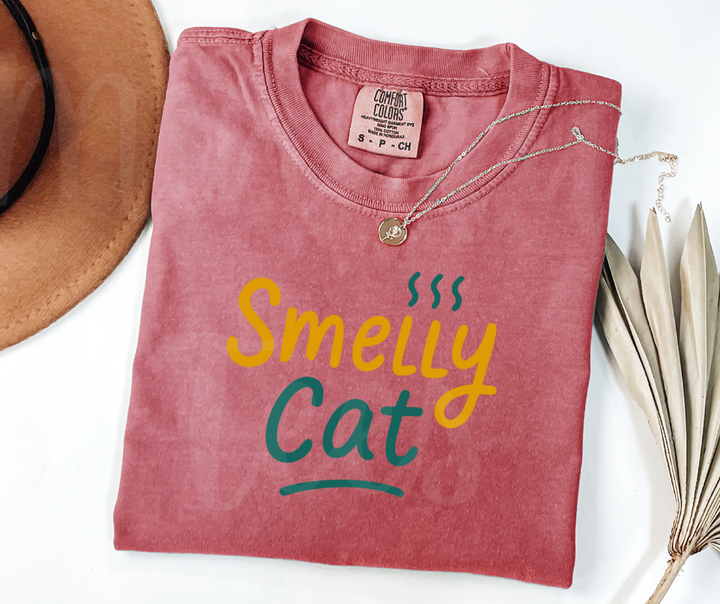 "Smelly Cat" Sarcastic Design Friends Inspired Unisex heavyweight t-shirt