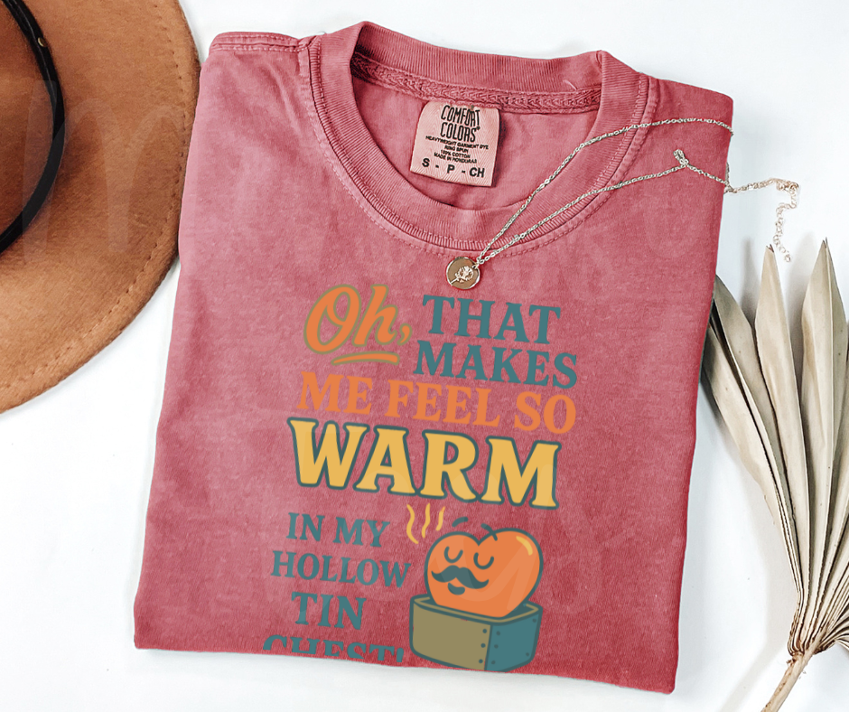 "Hollow Tin Chest" Sarcastic Design Friends Inspired Unisex heavyweight t-shirt