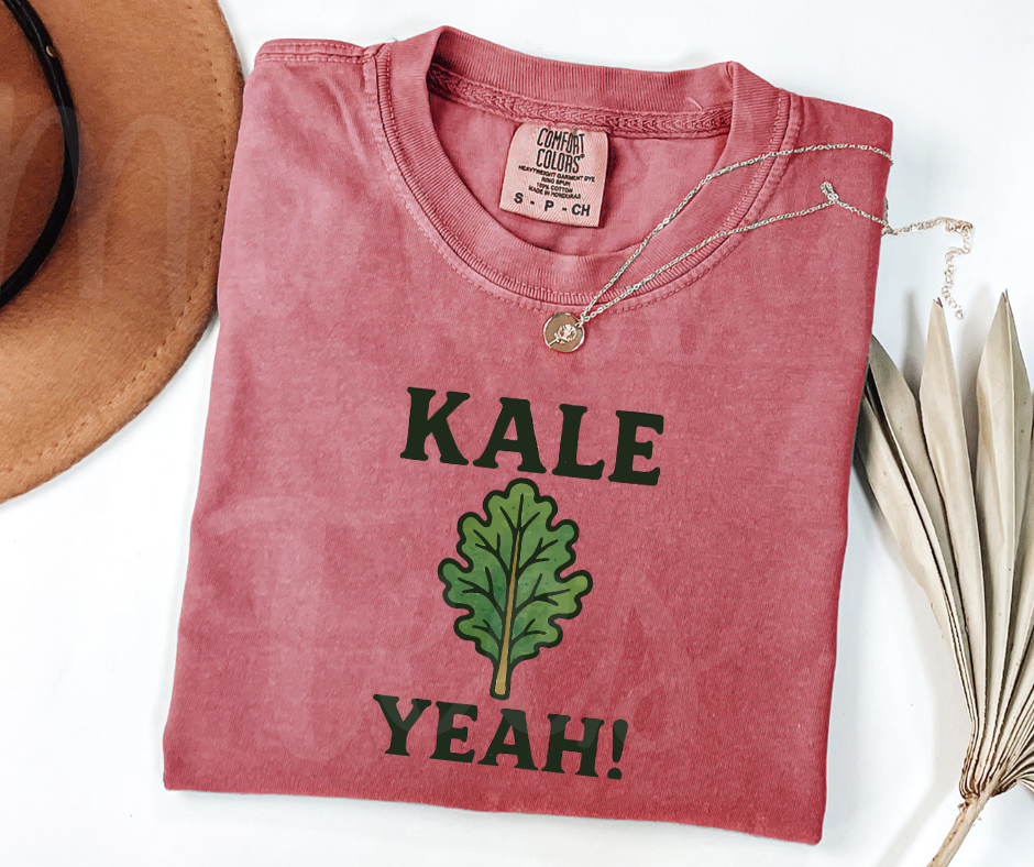 "Kale Yeah" Funny Plant Lover Tee Design Unisex heavyweight t-shirt