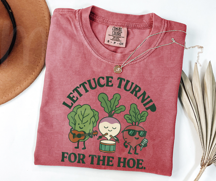 "Lettuce Turnip" Funny Plant Lover Tee Design Unisex heavyweight t-shirt