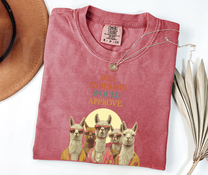 "Wes Anderson" Sarcastic Design Unisex heavyweight t-shirt