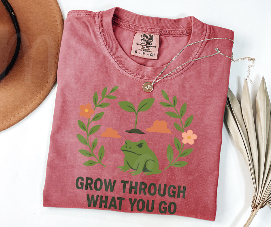 "Grow" Funny Plant Lover Tee Design Unisex heavyweight t-shirt