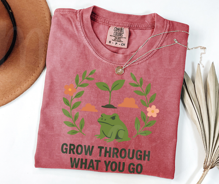 "Grow" Funny Plant Lover Tee Design Unisex heavyweight t-shirt