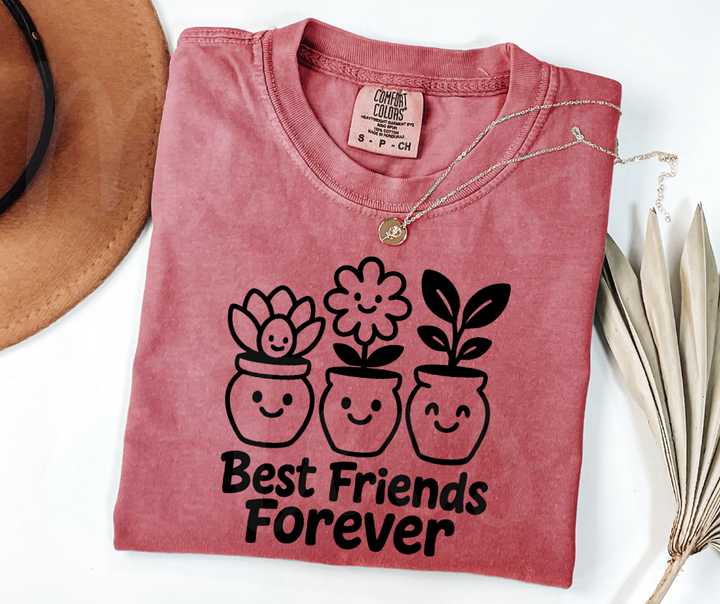 "BFFs" Funny Design Pottery Clay Hobby Inspired Unisex heavyweight t-shirt
