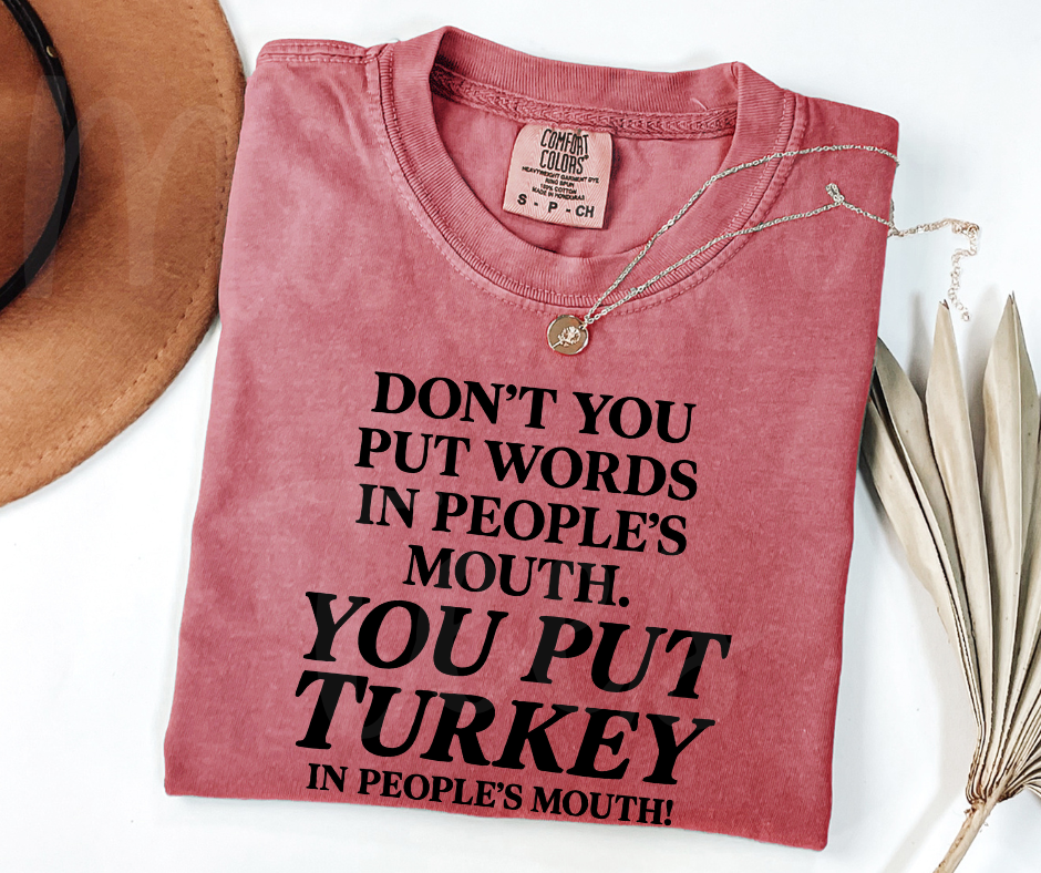 "Turkey" Sarcastic Design Friends Inspired Unisex heavyweight t-shirt