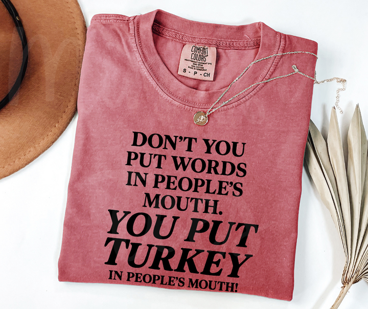 "Turkey" Sarcastic Design Friends Inspired Unisex heavyweight t-shirt
