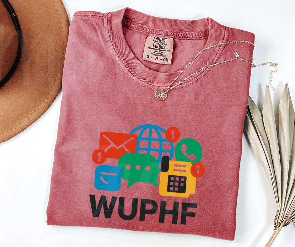 "Wuphf" Sarcastic Design The Office Inspired Unisex heavyweight t-shirt
