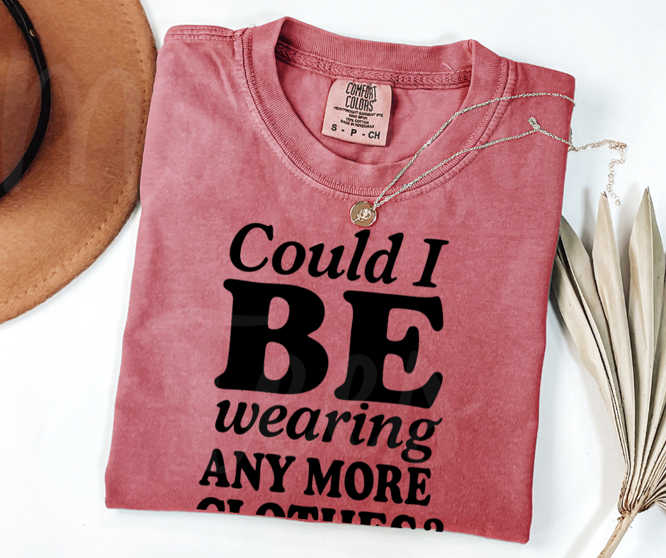"Could I BE?" Sarcastic Design Friends Inspired Unisex heavyweight t-shirt